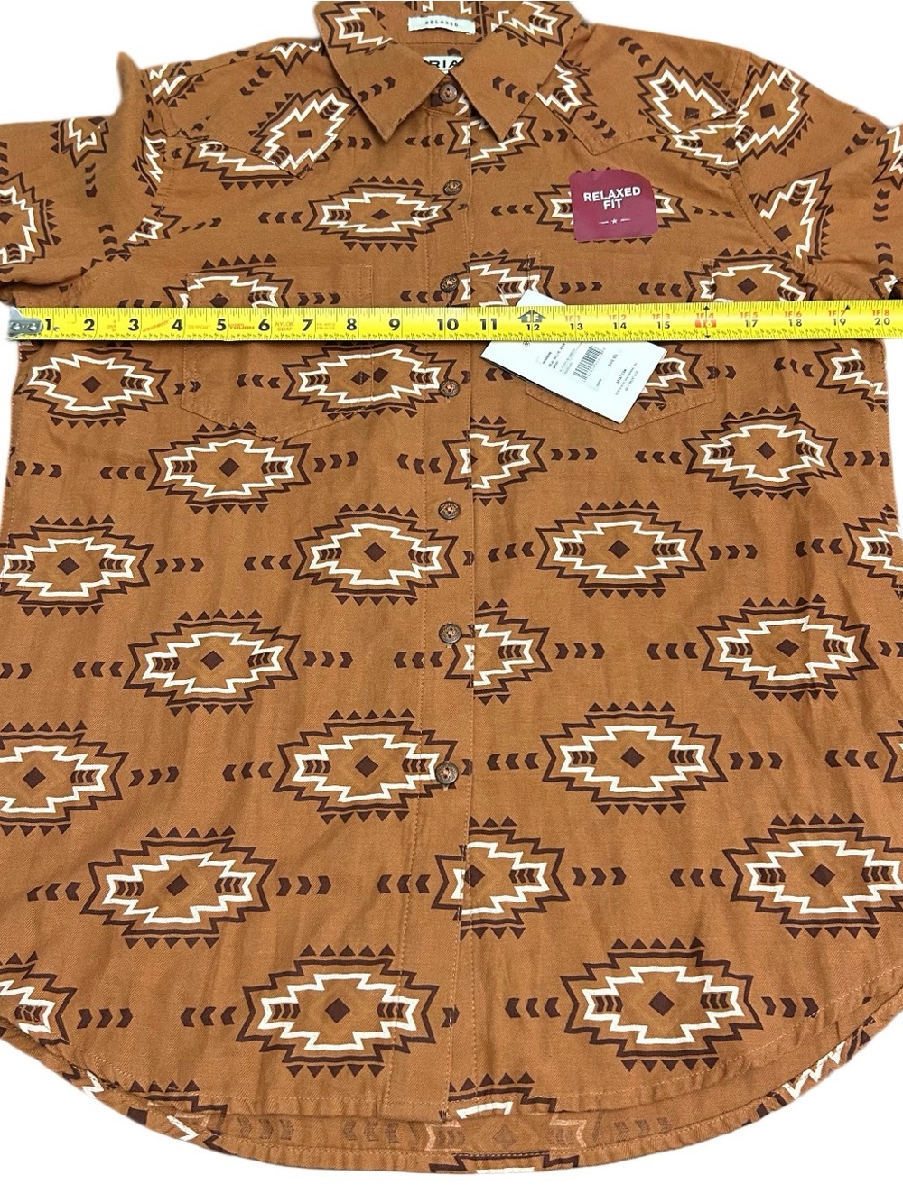 Ariat Real Women's Billie Jean Button Down Shirt Southwestern Small Relaxed New - Picture 7 of 11
